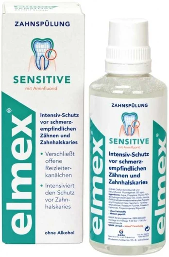 Elmex Sensitive burnos skalavimo skystis 400 ml