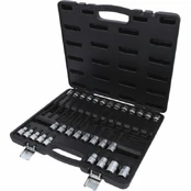 1/2´´ bit socket set for hexagon socket screws, 30 pcs, KS Tools kaina