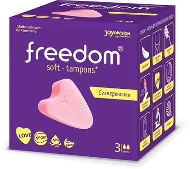 JoyDivision tamponai Soft mini (3vnt)
