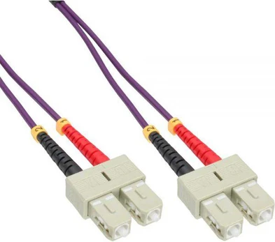 InLine Pluošto Patchcord SC / SC, 50 / 125μm, OM4 20m (83520P)