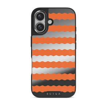 Papaya - iPhone 16 Case, Elite Mirror (MagSafe) / Gunmetal