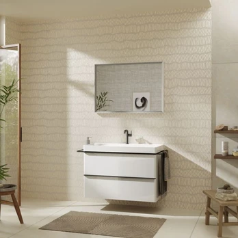 Spintelė Hansgrohe Xelu Q 98x47,5 cm, balta blizgi, 54031670