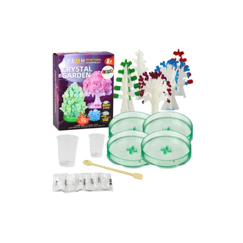 Lean Toys Educational Kit Experience Growing Crystal Trees