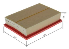 Oro filtras BOSCH F 026 400 720 kaina