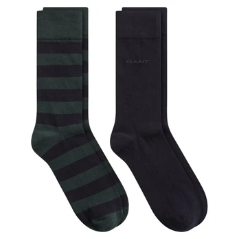 Kojinės vyrams, Žalia, 2-Pack Mixed Socks