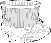Vidaus pūtiklis DENSO DEA07015 kaina