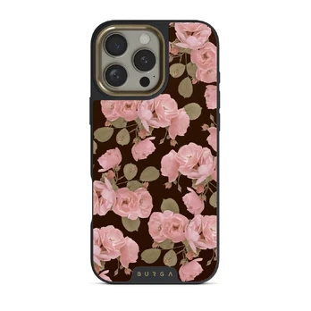 Desert Rose - iPhone 16 Pro Max Case, Elite Dark (MagSafe) / Gold