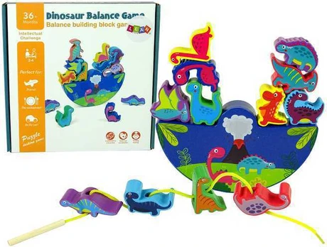 Medinis žaidimas "Dinosaur Balance Game"
