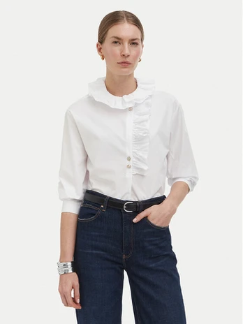 Liu Jo Marškiniai WF6268 T741A Balta Regular Fit