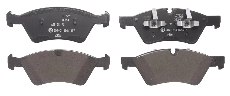 ATE 13.0470-7220.2 Brake pad set