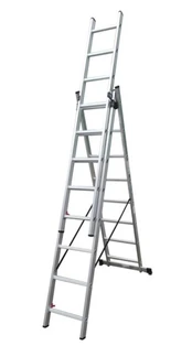 Kopėčios 3 dalių universalios Haushalt BL-E308, 228 - 508 cm kaina