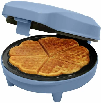 Bestron Širdelės Formos Vaflinė, 700W, Mėlyna