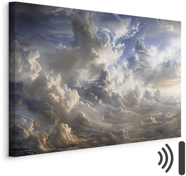 Artgeist Paveikslas - Golden Reflections on Clouds Foretelling Dusk