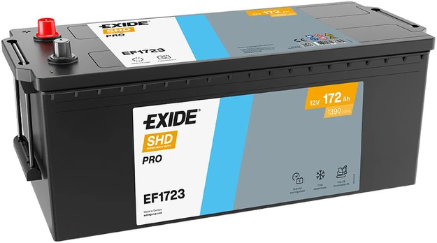 Akumuliatorius EXIDE EF1723 12V 172Ah 1390A K+
