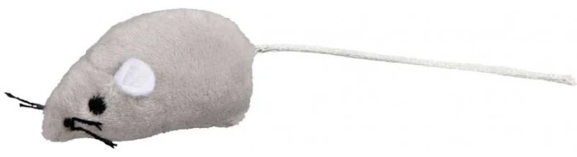 Minkštas žaislas katėms Trixie Mouse 4052, pilkas, 5 cm