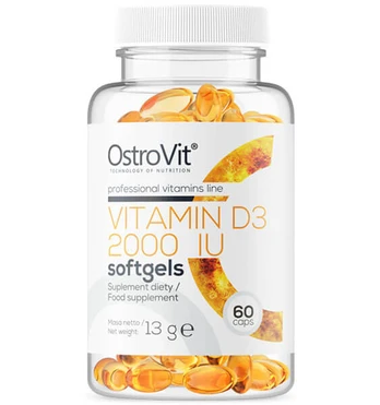 OstroVit Vitamin D3 2000 IU, 60 kap