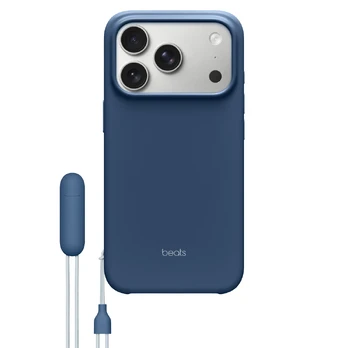 Dėklas Beats iPhone 17 Pro Kickstand Case with MagSafe and Camera Control Bedrock Blue