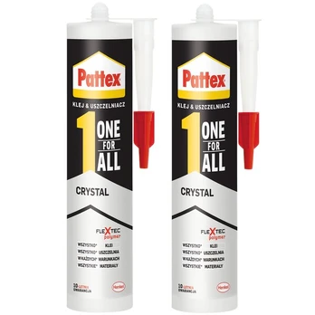 2x "Pattex One4All Crystal" 290 g montavimo klijai