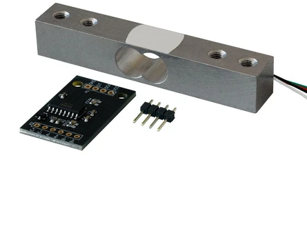 Joy-iT svorio jutiklis (Load Cell) (5 Kg) su stiprintuvo moduliu