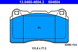 ATE 13.0460-4804.2 Brake pad set