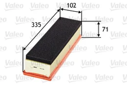 Oro filtras VALEO 585049 kaina