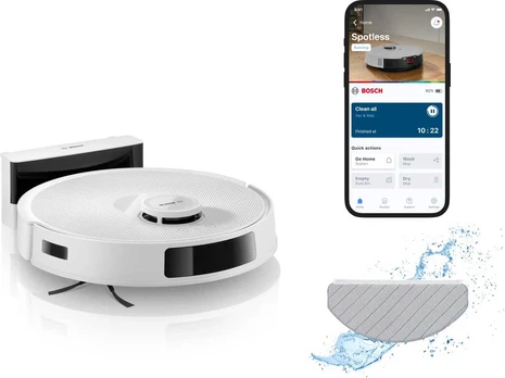 Bosch BCRC1W Dulkių siurblys-robotas, Spotless