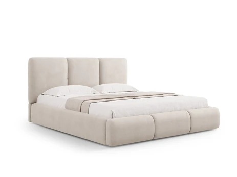 Storage Bed With Headboard, "Nicolas", 220x200x100 Made in Europe