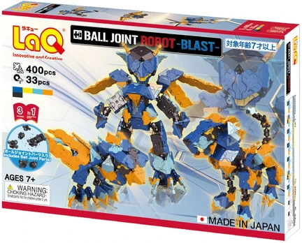 Japoniškas konstruktorius LaQ "Ball Joint Robot Blast"