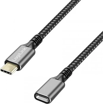 Cable | USB 3.2 Gen 2 | USB C socket,USB C plug | gold-plated | 1m