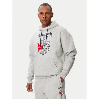 Reebok Džemperis Hainrich RK25734CCM Šviesiai pilka Regular Fit