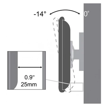 Laikiklis Sbox PLB-3422T 23"-43" 35kg