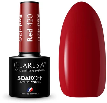 Gelio lakas Claresa Red 420, 5 g