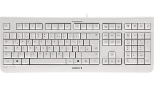 Klaviatūra CHERRY TAS KC 1000 su laidu DE-išdėstymas baltas/grau kaina