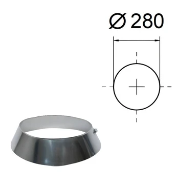 Lietaus atvartas. D-280 mm.