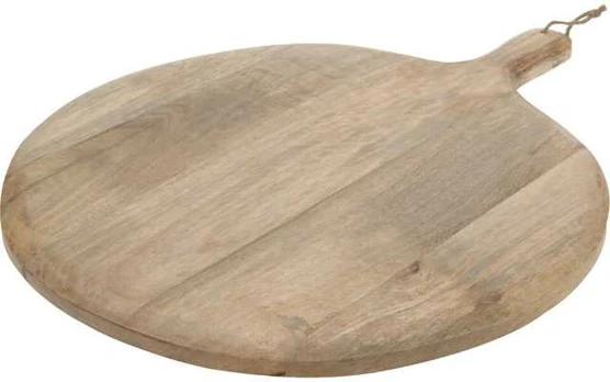 Apvali serviravimo lenta iš mango medienos, Ø 47 cm