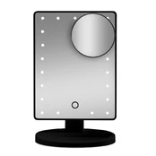 Gillian Jones - Makeup Mirror with LED Light, Touch Function, and GWP Suction Cup Mirror - White kaina