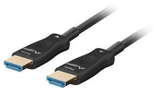 LANBERG HDMI v2.1 M/M cable 50m optical | CA-HDMI-30FB-0500-BK
