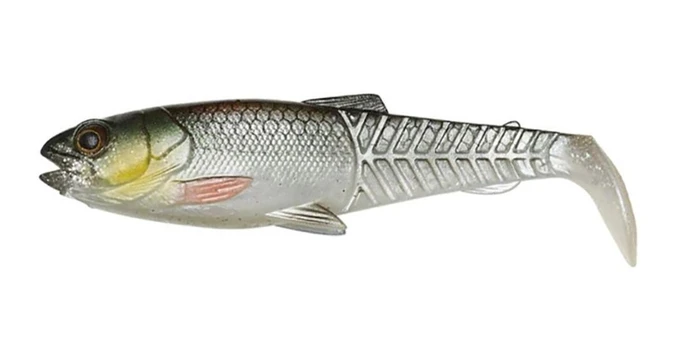 Savage Gear Craft Cannibal Paddletail Green Silver 10.5 cm