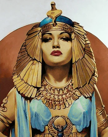 Deimantinis paveikslas Cleopatra WD137 38*48 cm