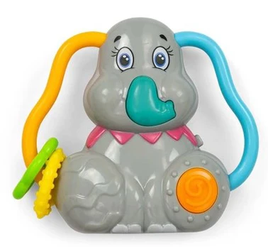 Barškutis Milly Mally Musical Elephant, įvairių spalvų