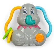 Barškutis Milly Mally Musical Elephant, įvairių spalvų kaina