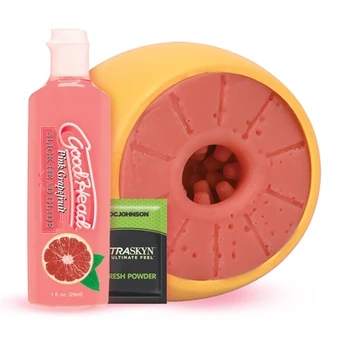Doc Johnson Grapefruit Intimate Set with ULTRASKYN Texture 3-Piece Kit