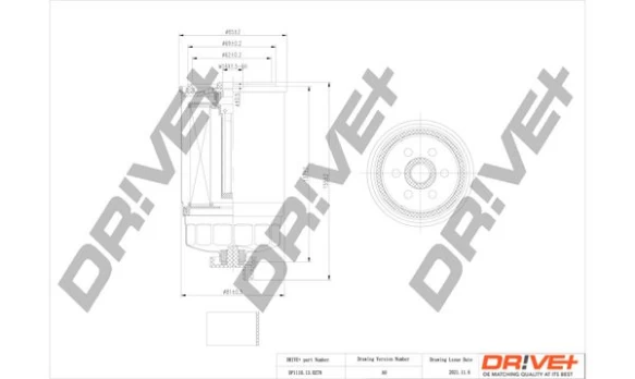 Kuro filtras Dr!ve+ DP1110.13.0278