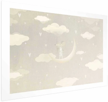 Artgeist Plakatas - Mouse on the Moon
