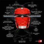 KAMADOCLUB PRO 2 PREMIUM+ KEPSNINĖ, RAUDONA kaina