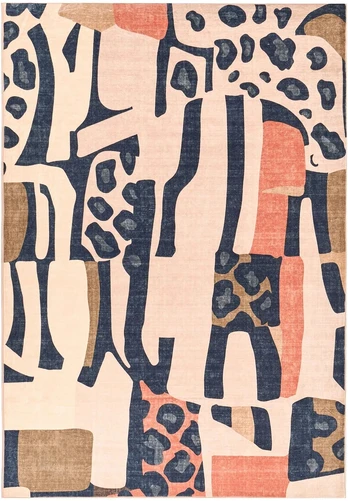 Beliani Kiliminis INHISAR spalvotas 140 x 200 cm