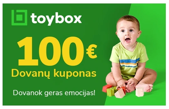 LEGO dovanų kuponas 10 Eur.