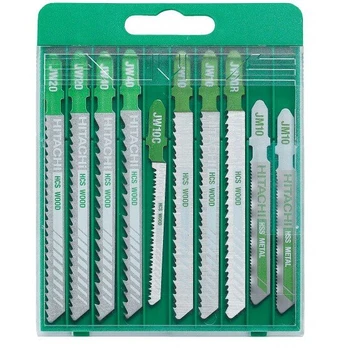 Hikoki 750049 rinkinys: 10 vnt. pjūklelio ašmenų