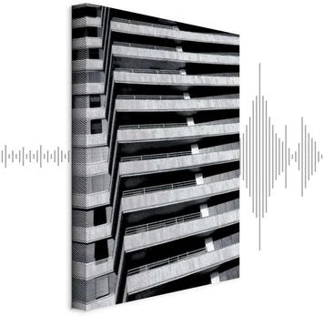 Artgeist Paveikslas - Architectural Raster (1 Part) Vertical
