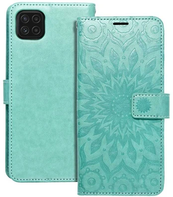 Dėklas Oem MEZZO Book case for SAMSUNG A22 5G mandala žalias